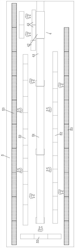 Batching system and batching method of cabinet door plate