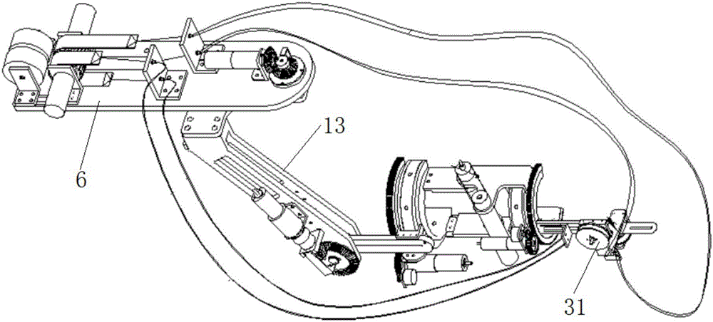 Seven-freedom-degree upper limb rehabilitation robot based on combination drive