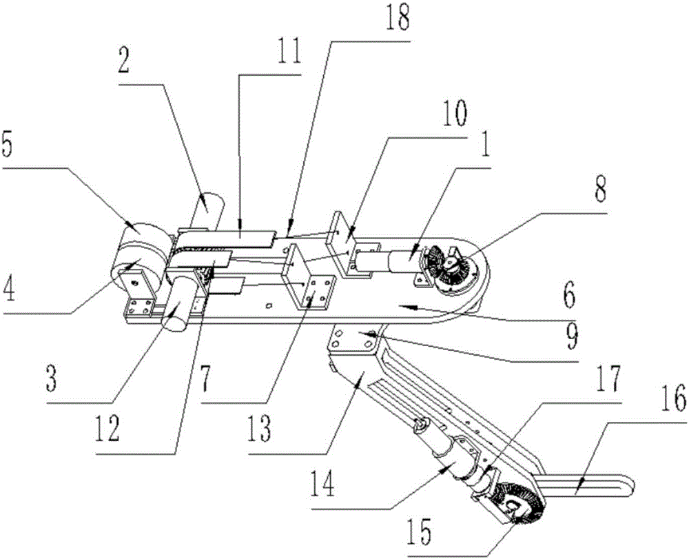 Seven-freedom-degree upper limb rehabilitation robot based on combination drive