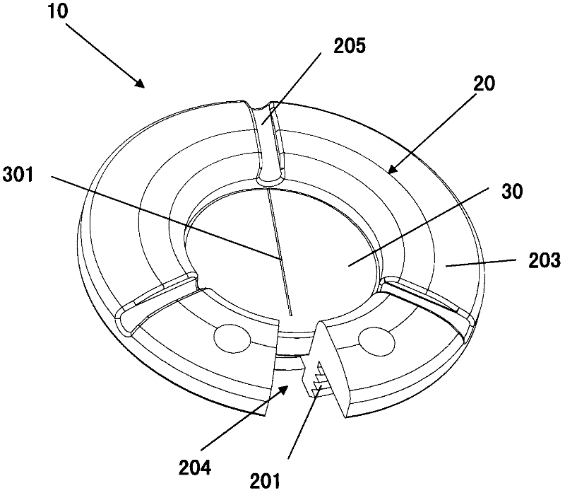 Fixator for brain electrode lead