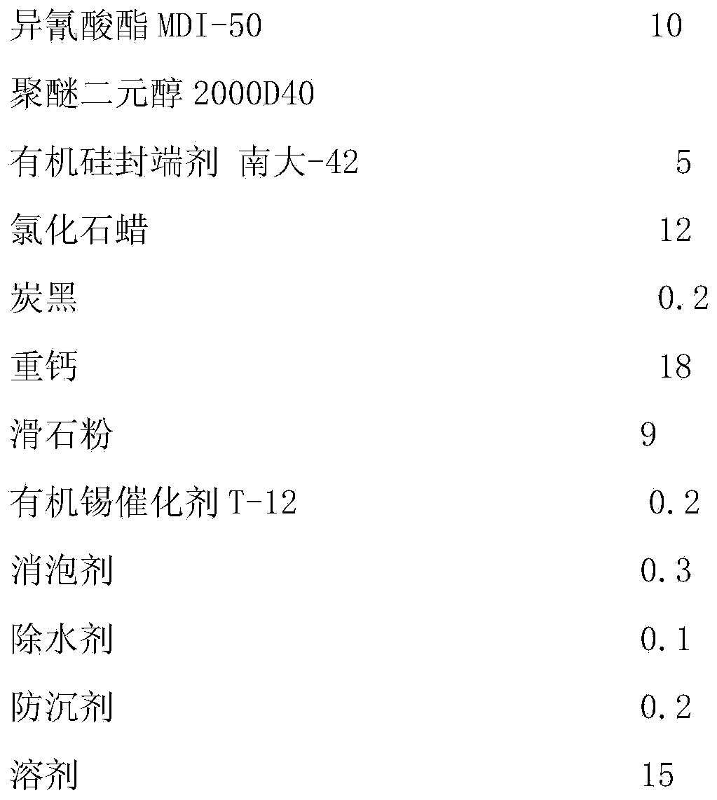 Organosilane modified single-component polyurethane waterproof coating and preparation method thereof