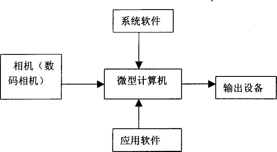 System for testing optical environment by image processing technique