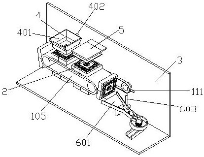 Waste aluminum recovery device for easy-to-open cover production line