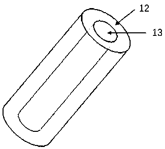 Bicomponent fiber with piezoelectric effect, fabric with piezoelectric effect, preparing method of bicomponent fiber with piezoelectric effect and preparing method of fabric with piezoelectric effect