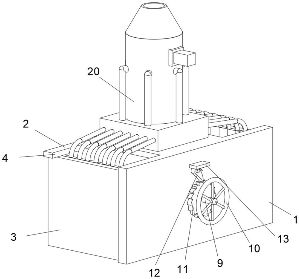 Mining and metallurgy processing waste heat recycling device