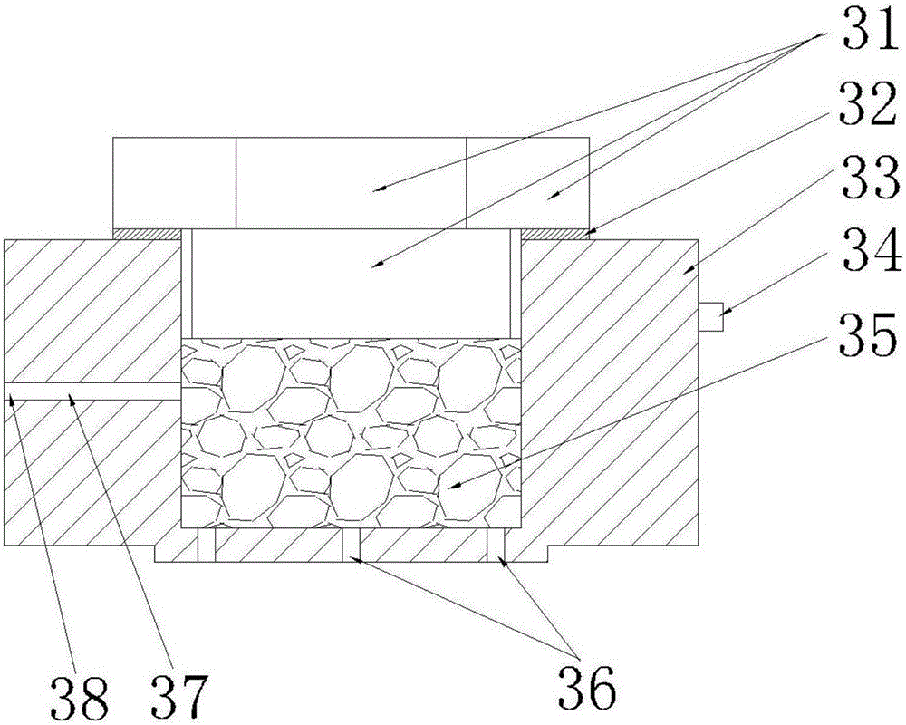 Random marking head without rigid inner core