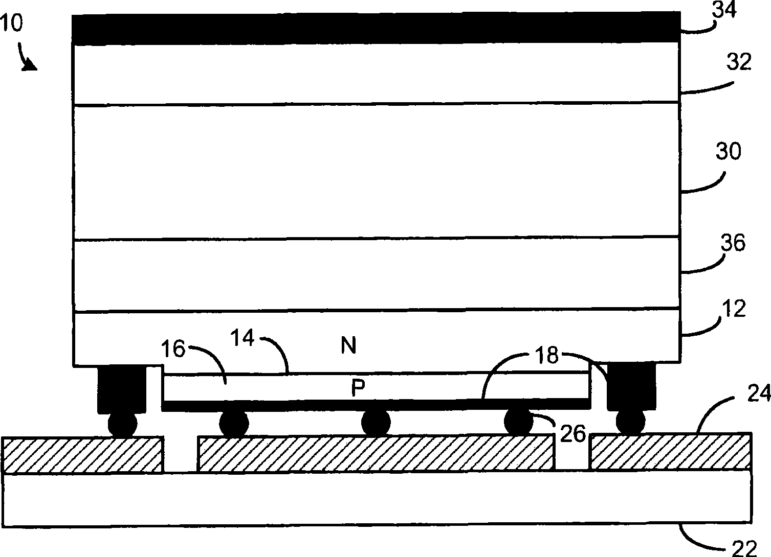 Low profile side emitting led