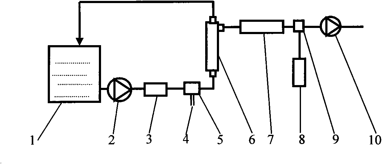 Device and method for air-blowing vacuum membrane distillation