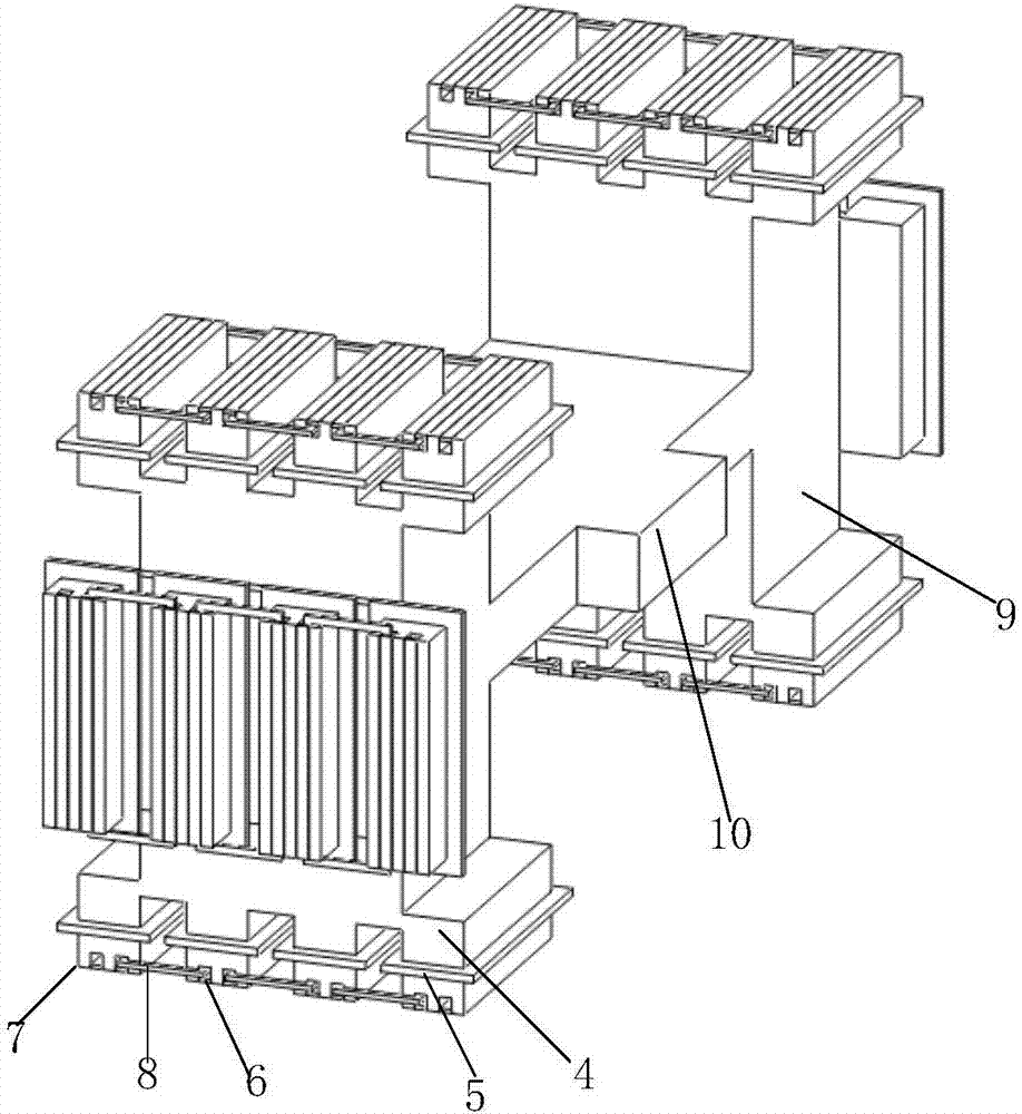 Transverse flux magnetic field modulation type linear motor