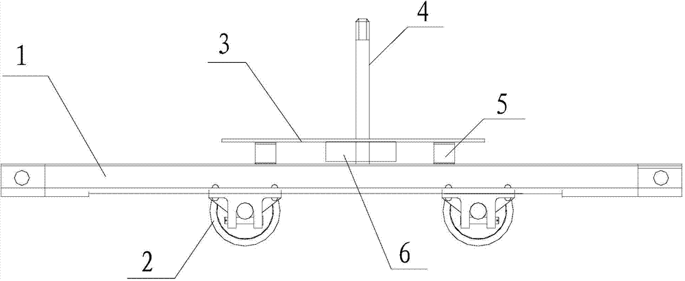 Device for replacing winch steel wire rope