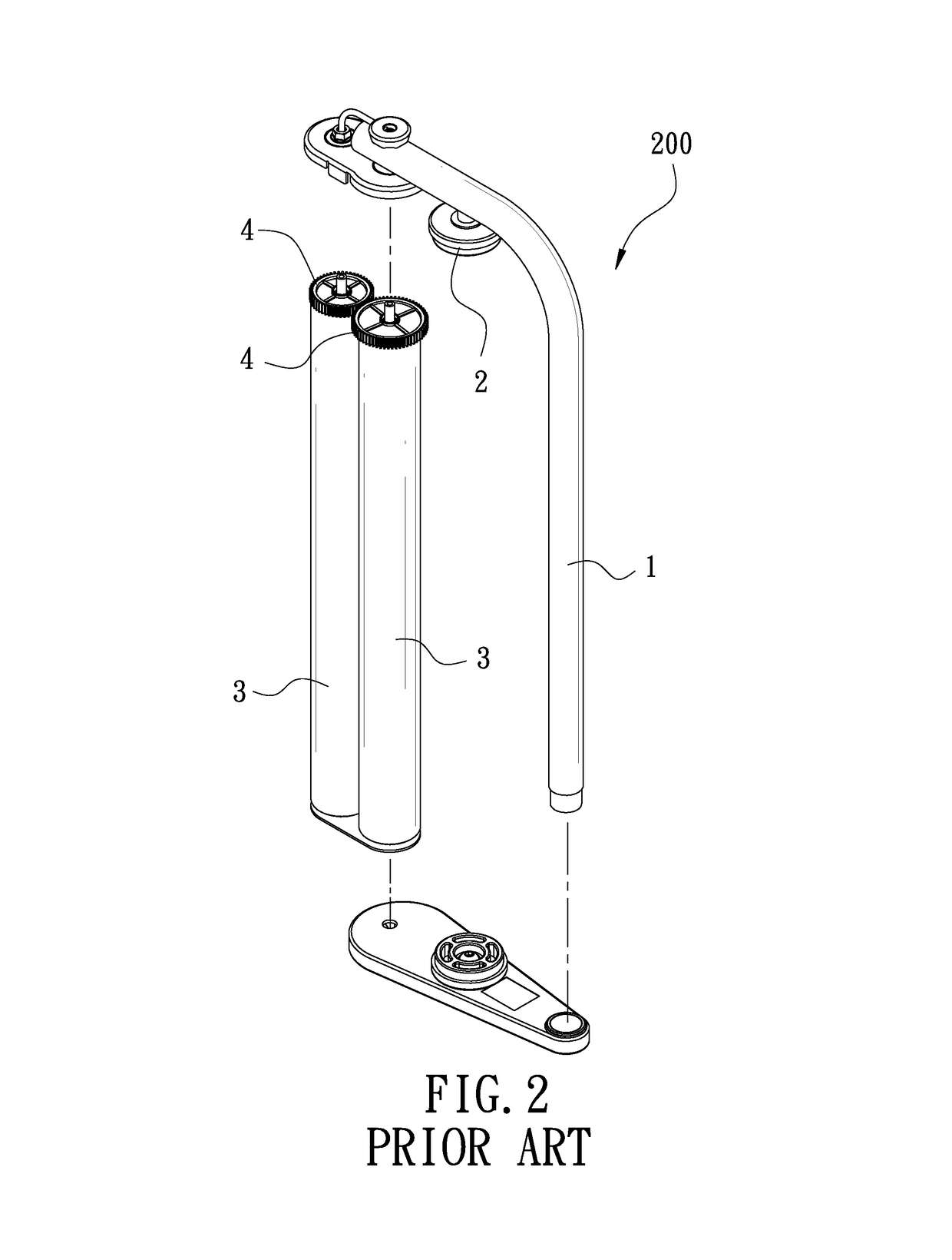 Film packing device capable of replacing gears