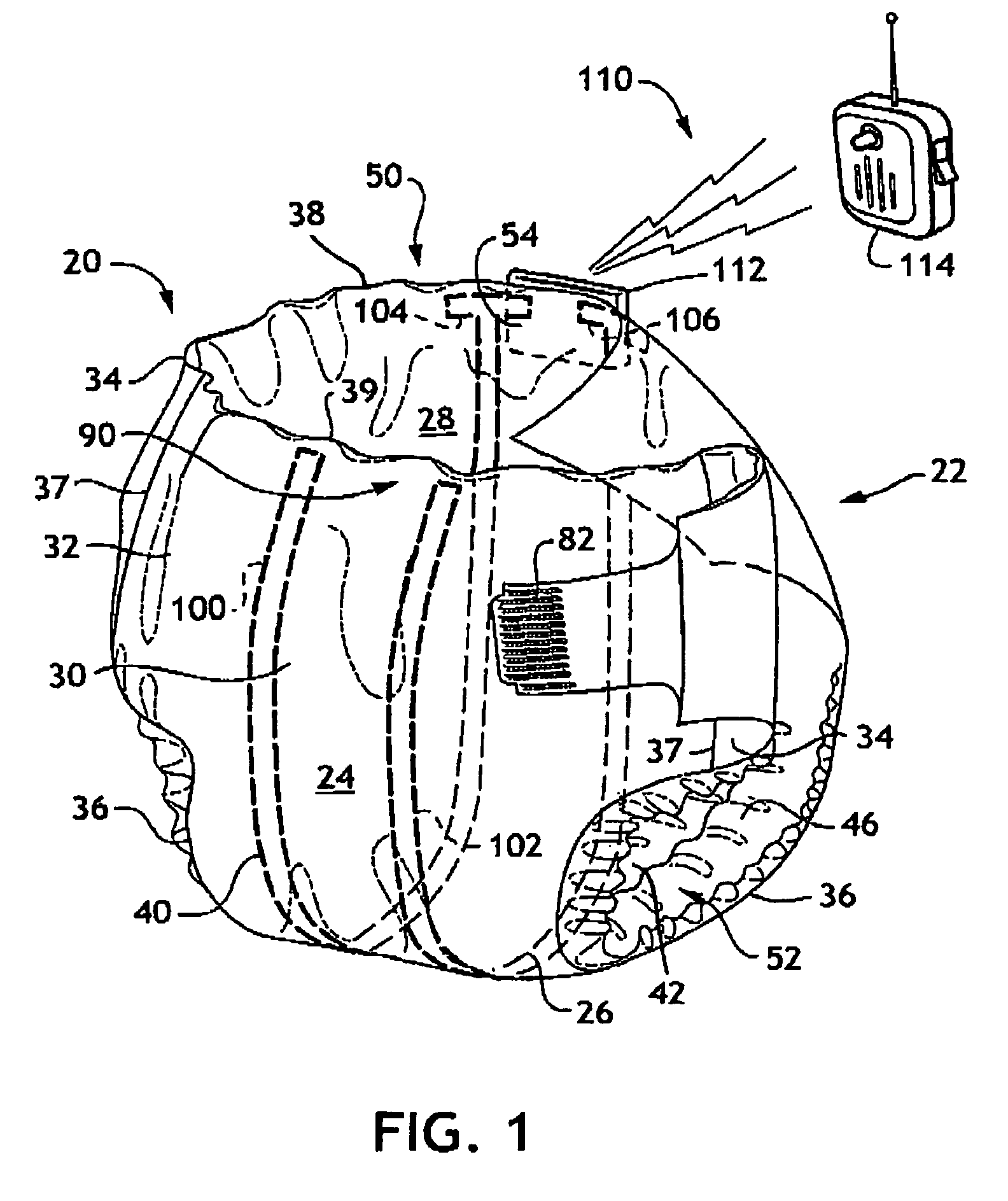 Alignment aids for a sensing article