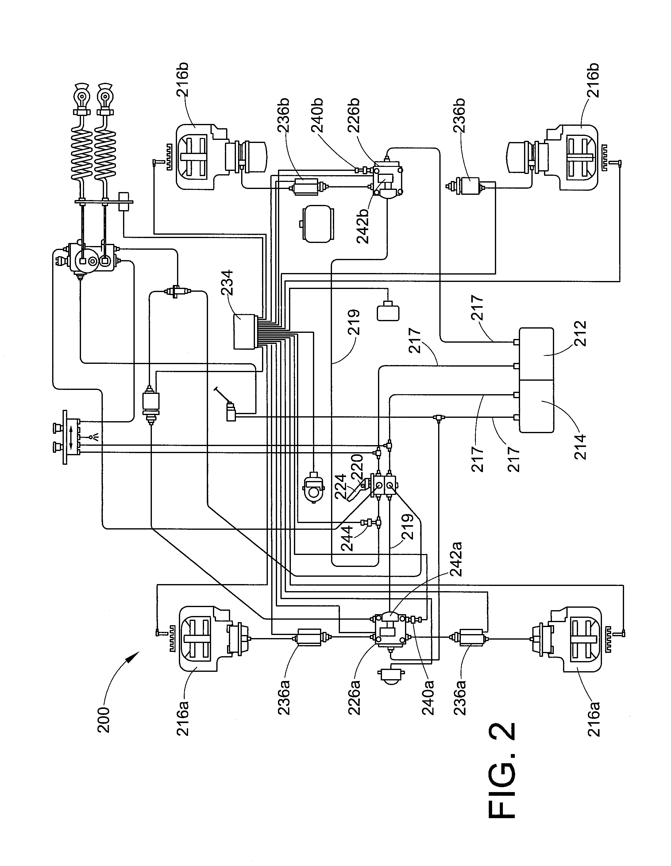 Automatic traction relay valve diagnostic using pressure transducer feedback