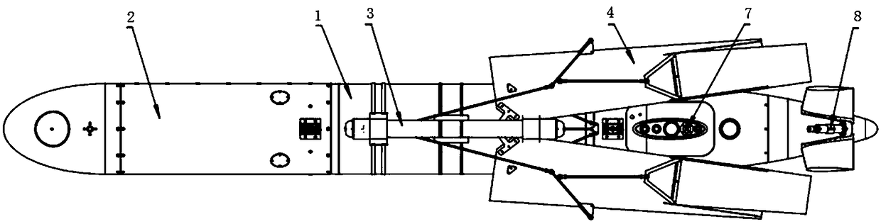 Large-scale heavy-load hybrid driving underwater glider