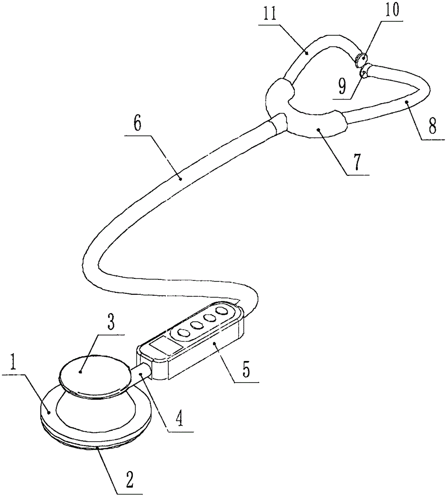 Electronic stethoscope based on MEMS technology