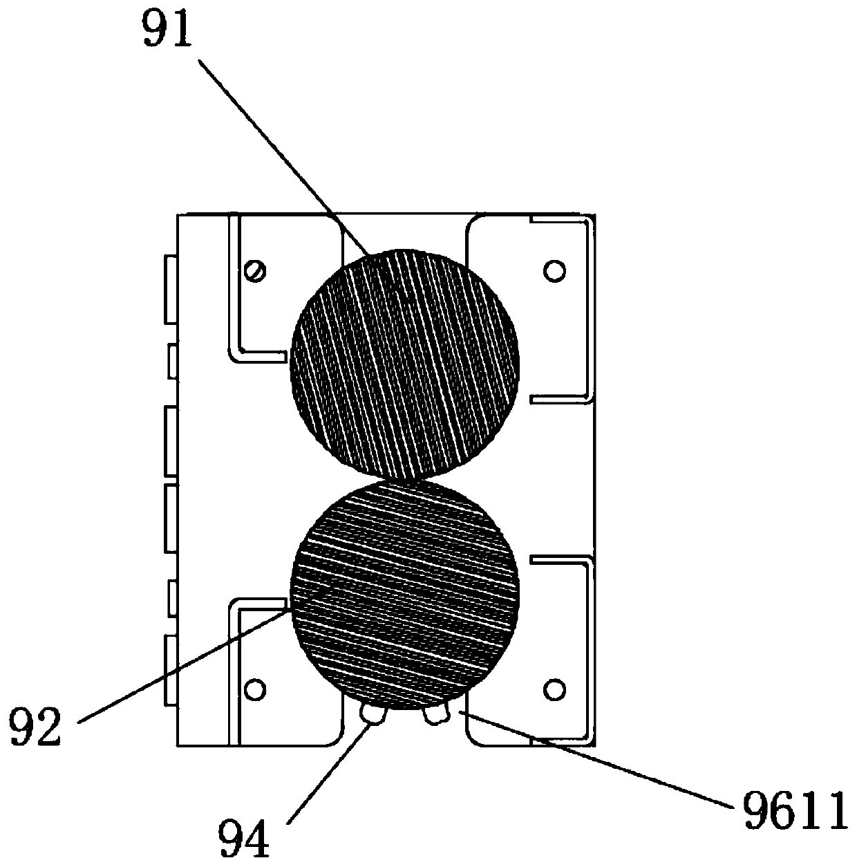 Cigarette extinguishing assembly, cigarette end collecting bucket and smoking bin