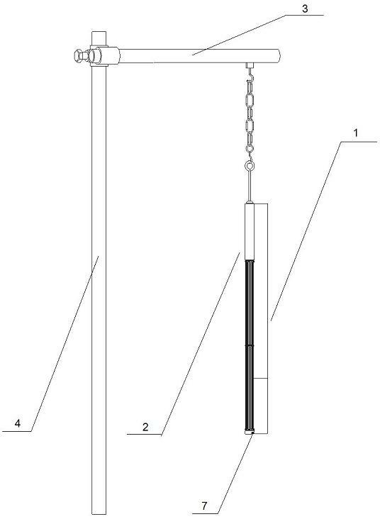 Double-barrel type gasless abdominal single-aperture operating platform used for laparoscopic surgery