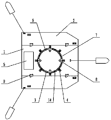 Movable offshore self-mounting dry type work environment construction process