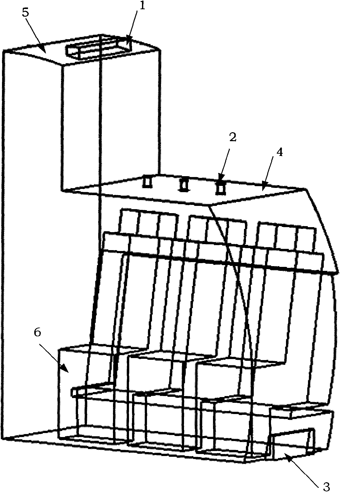 Air supply and exhaust system for passenger cabin of passenger airplane