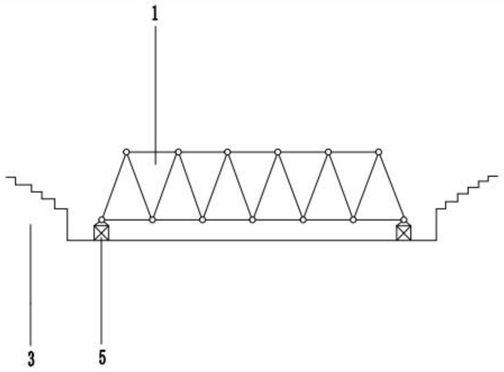 Stadium net rack construction method