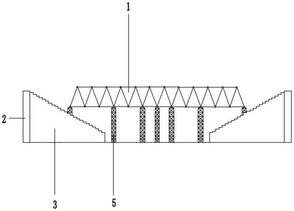 Stadium net rack construction method