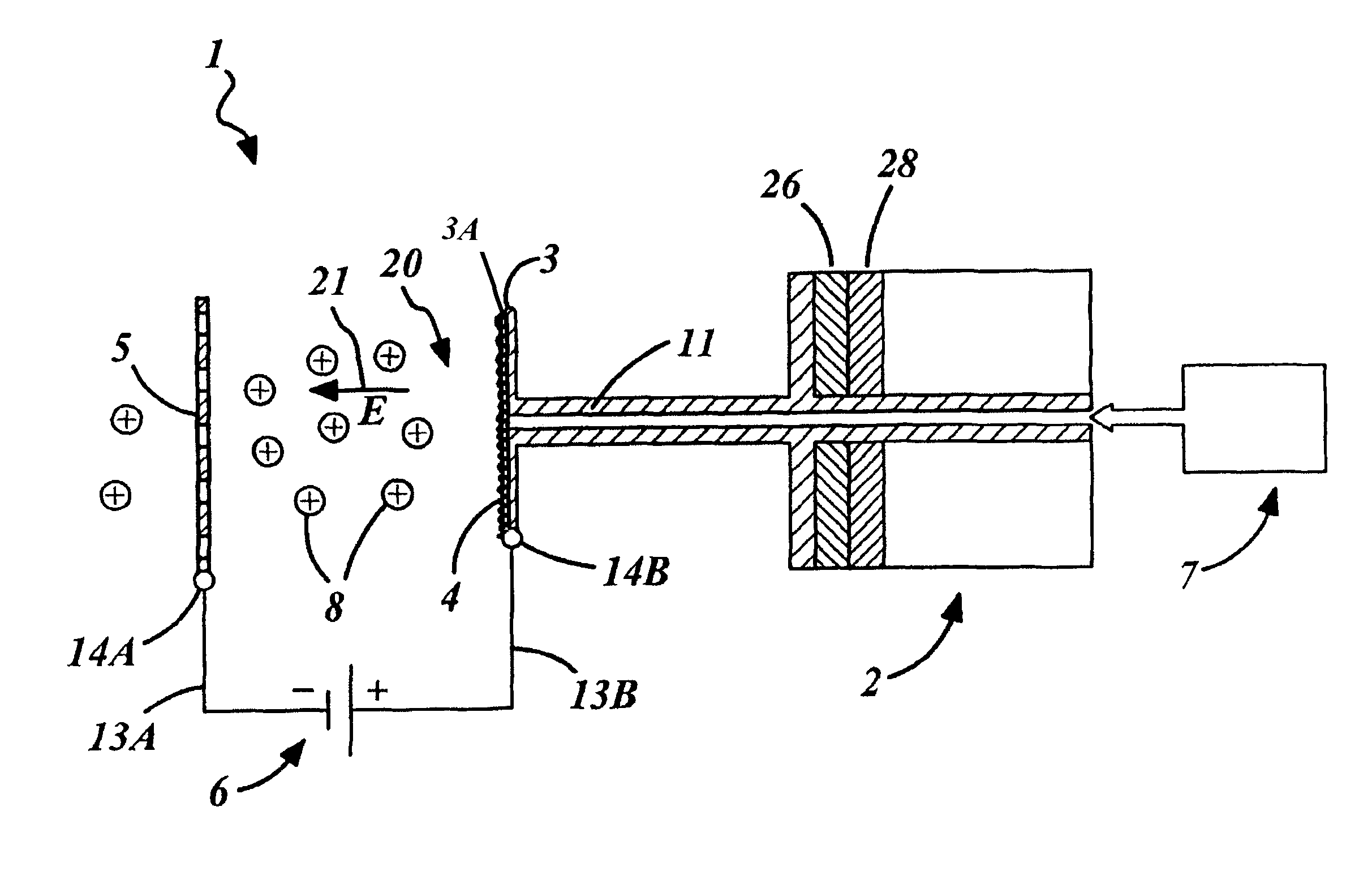 Method of ionizing a liquid and an electrostatic colloid thruster implementing such a method