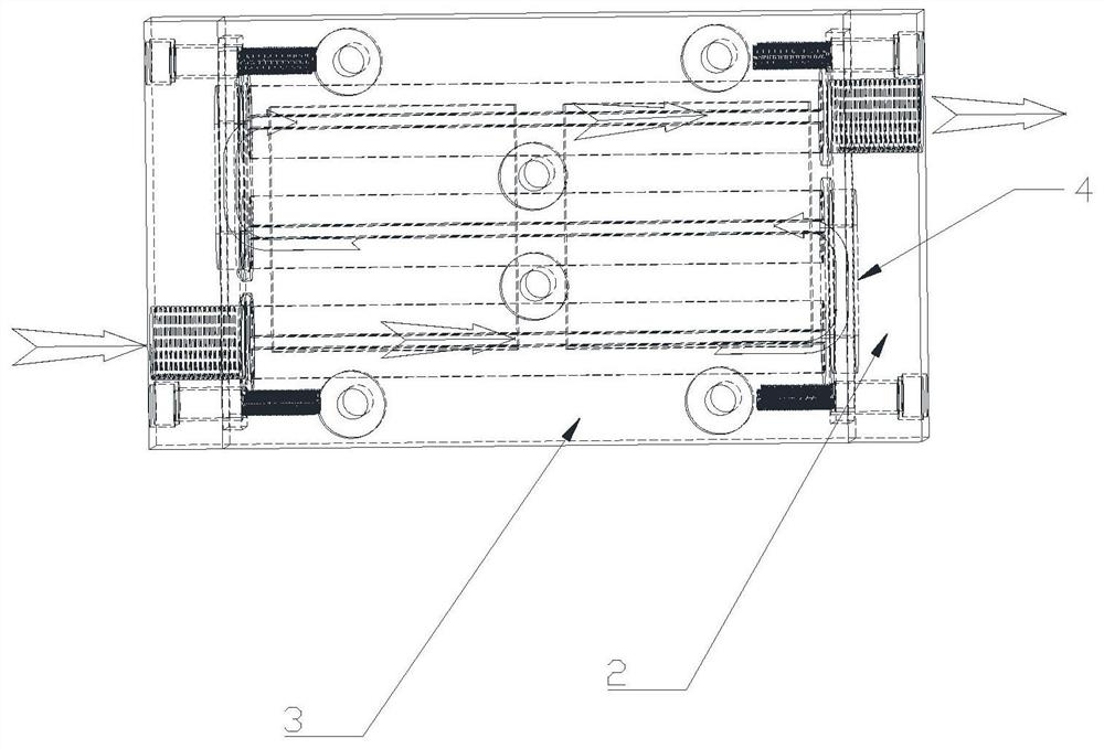 Semiconductor refrigeration and heating cycle box structure and manufacturing method thereof