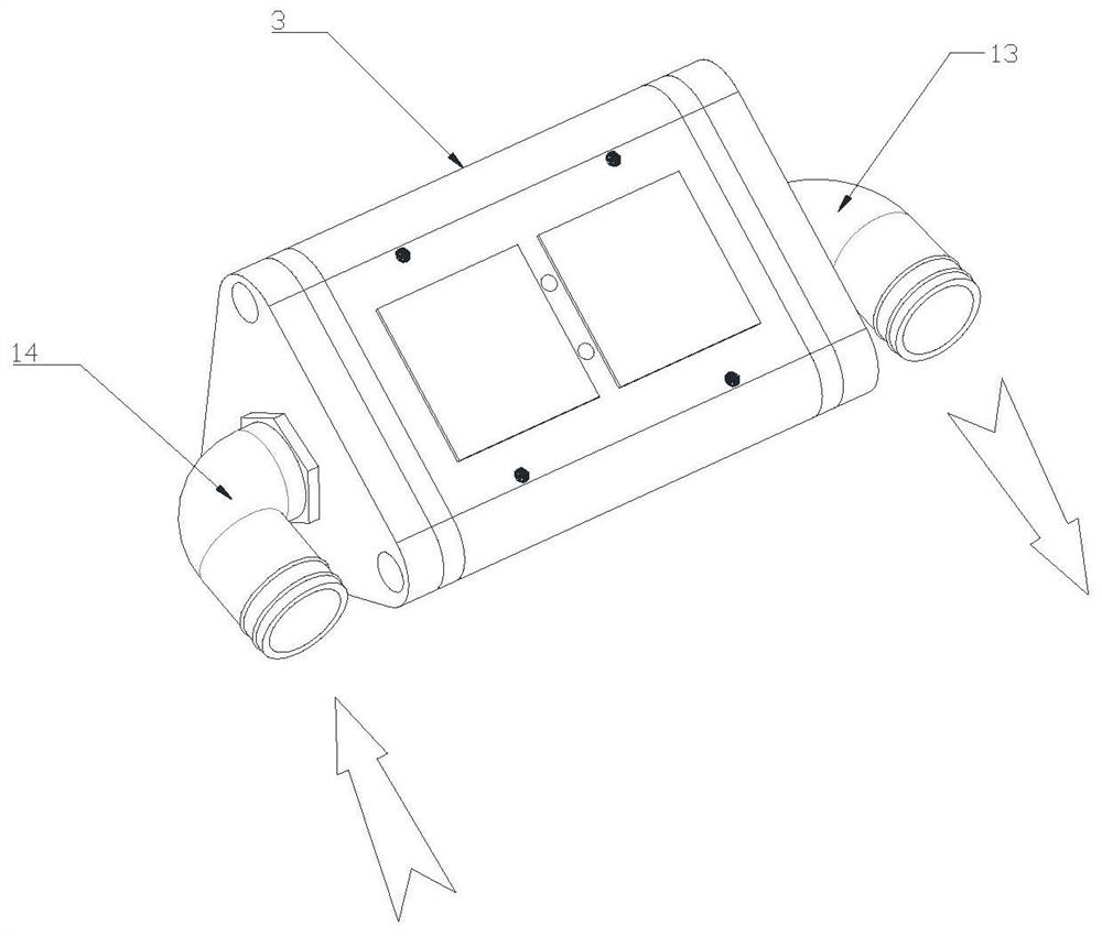 Semiconductor refrigeration and heating cycle box structure and manufacturing method thereof