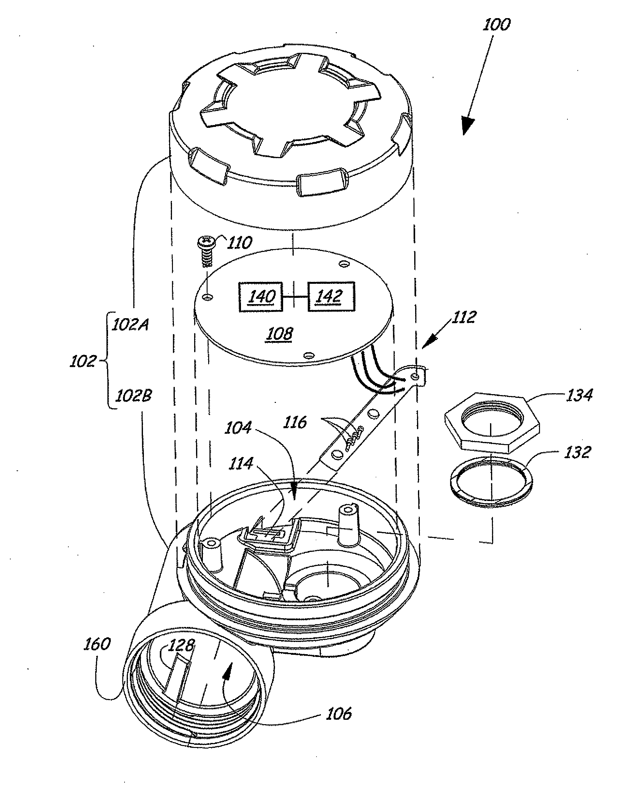 Wireless measurement transmitter with replaceable module