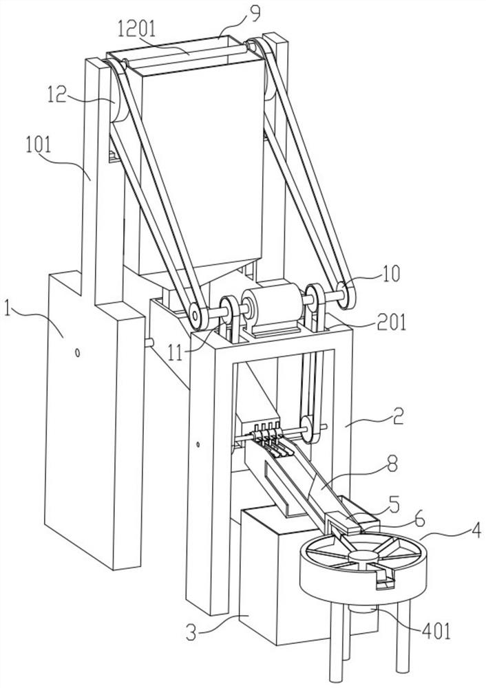 Quantitative feeding equipment for bearing beads