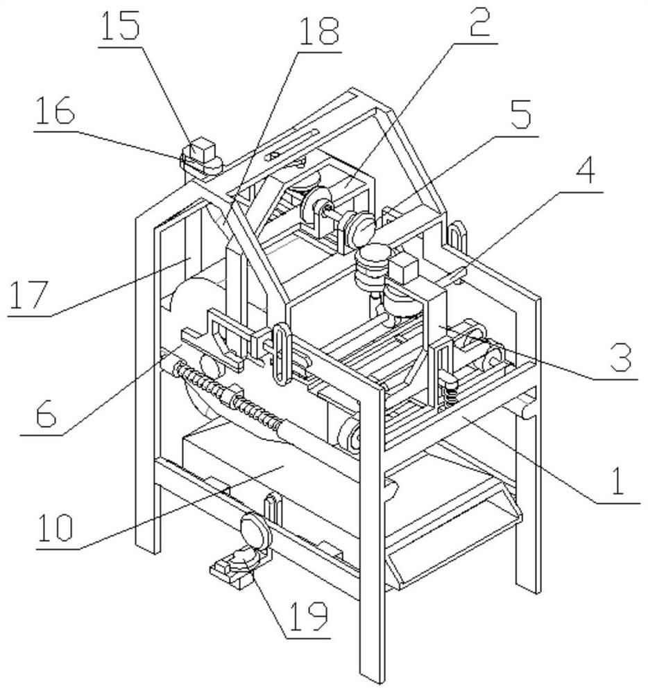 Leaf removing machine for rosemary processing