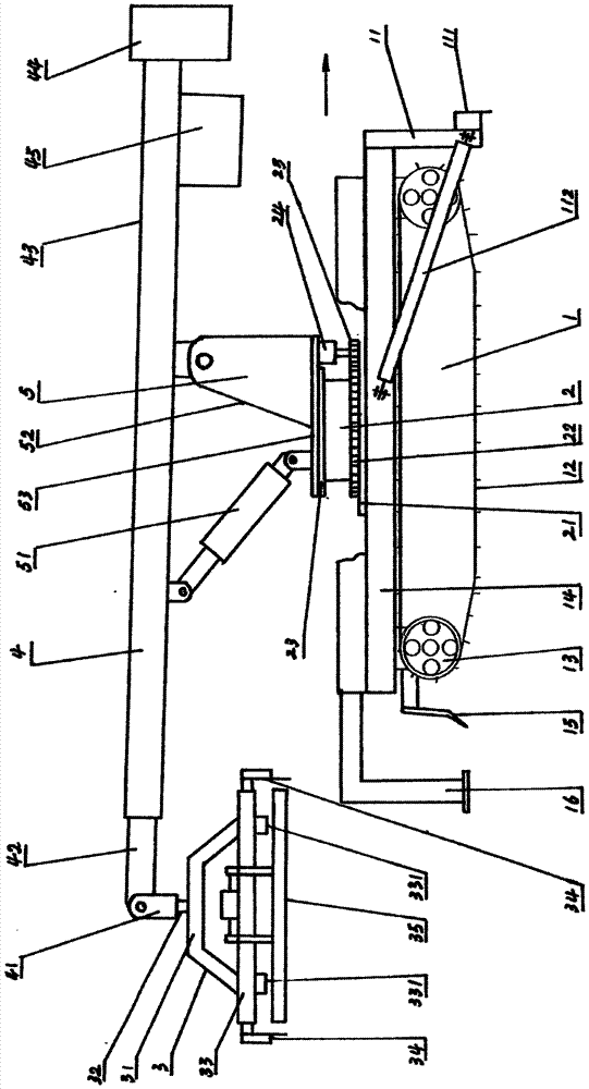 Rotary brick laying machine