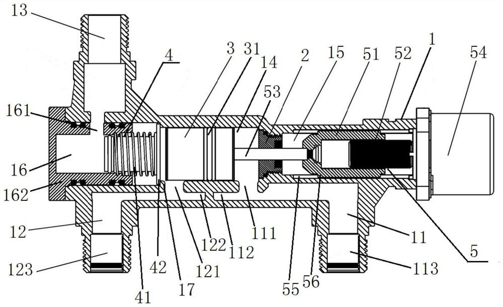 A thermostatic water valve