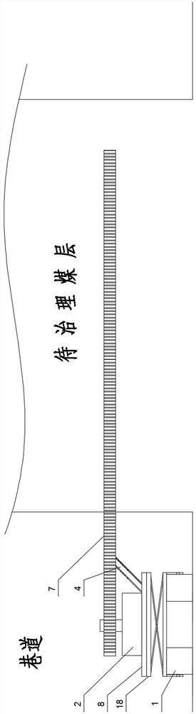 Coal seam gas release equipment and method