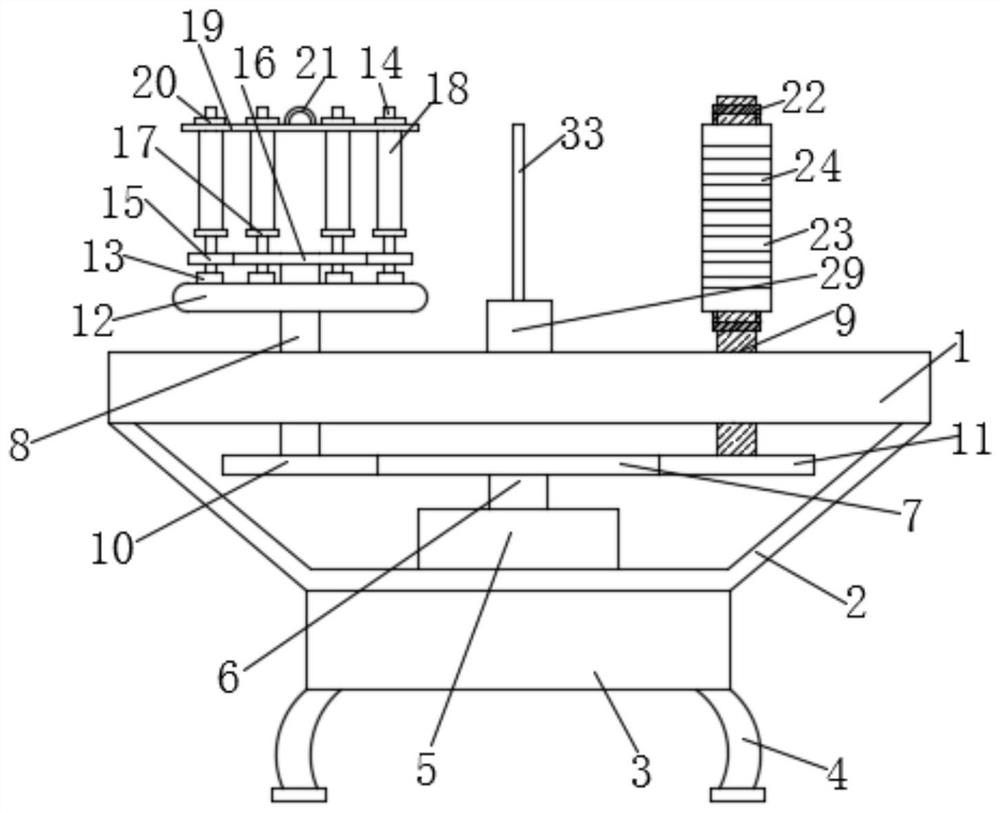 A glass fiber winding device for rope manufacturing