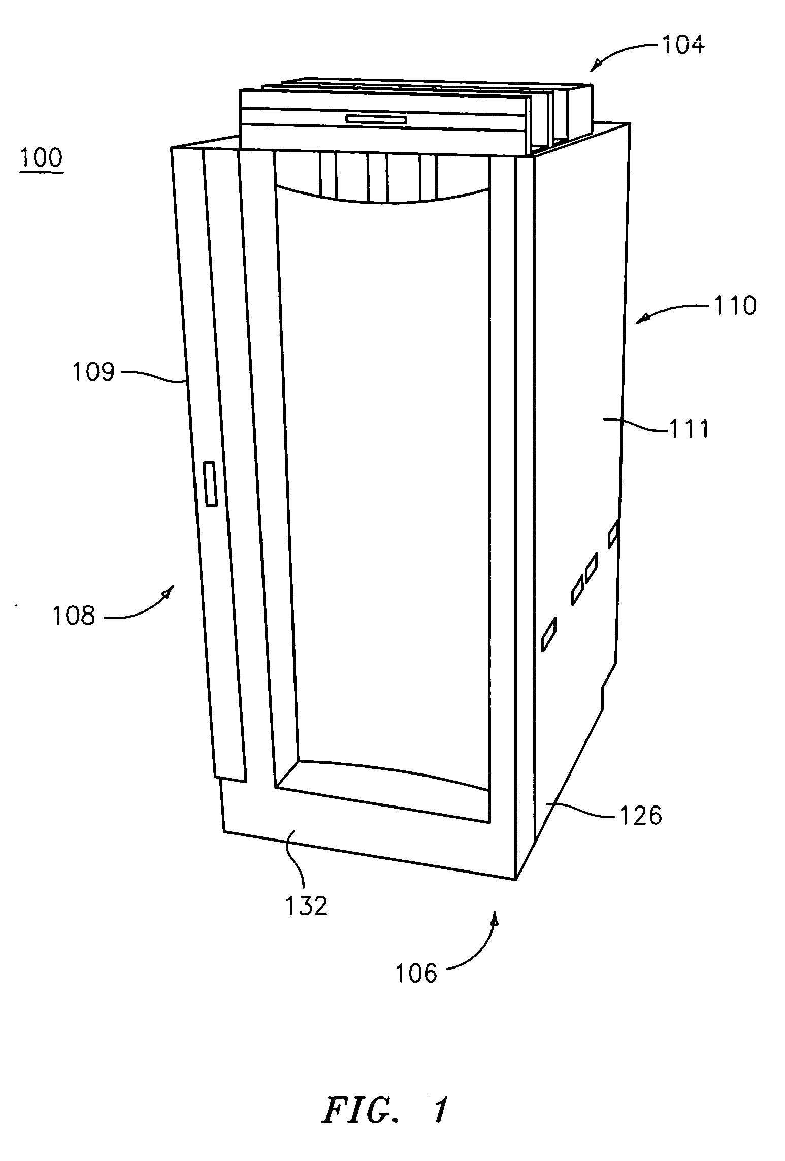 Cabinet for electronic equipment