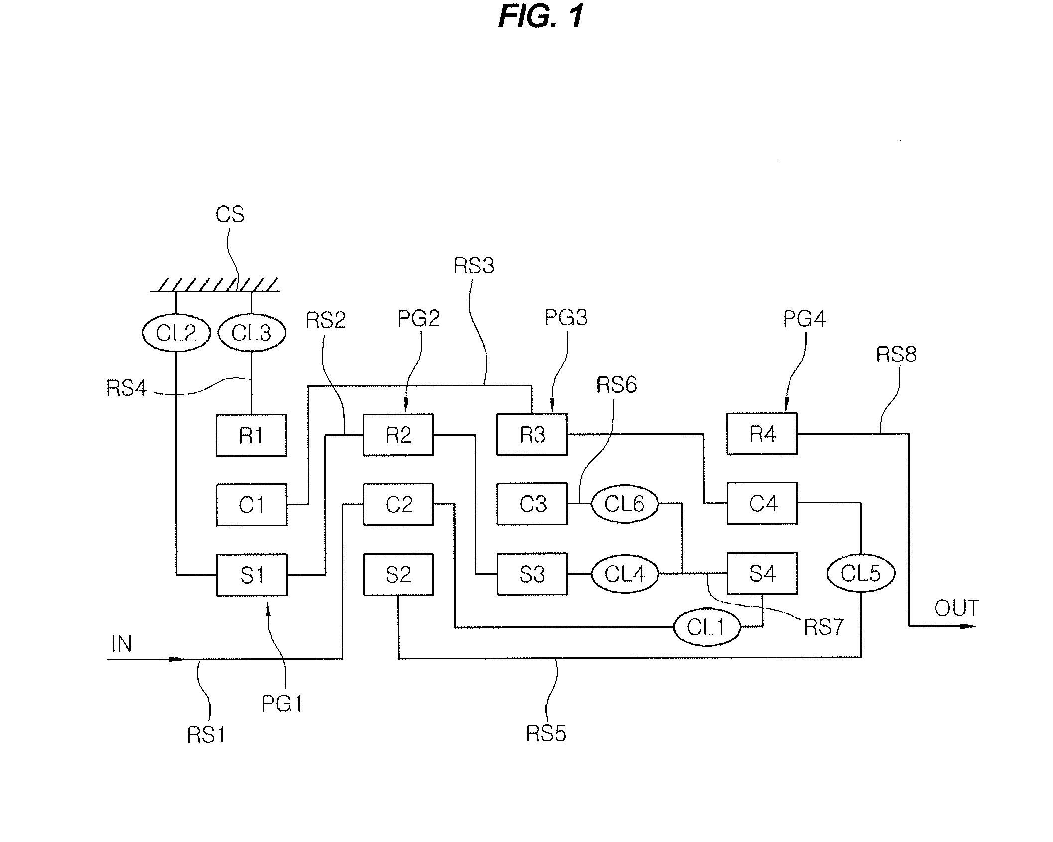 Multi-stage transmission for vehicle