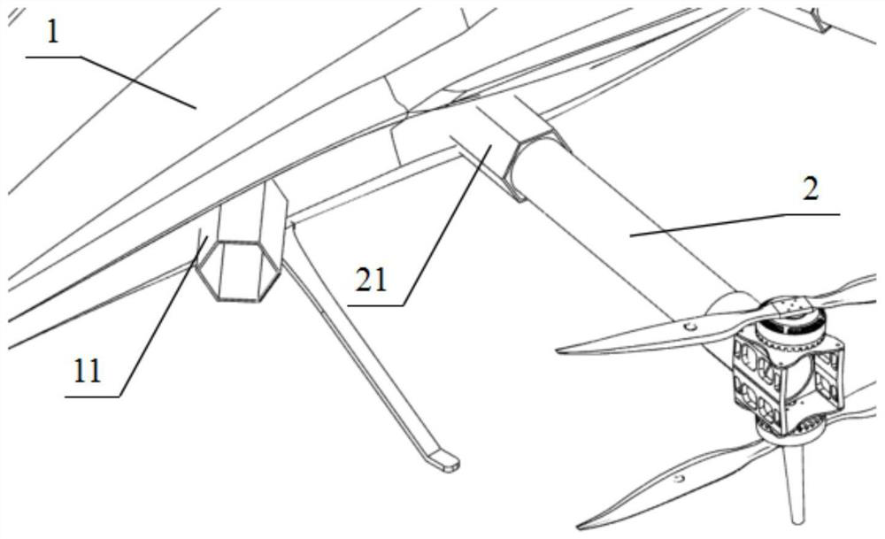 A multi-axis coaxial double-propeller multi-rotor UAV