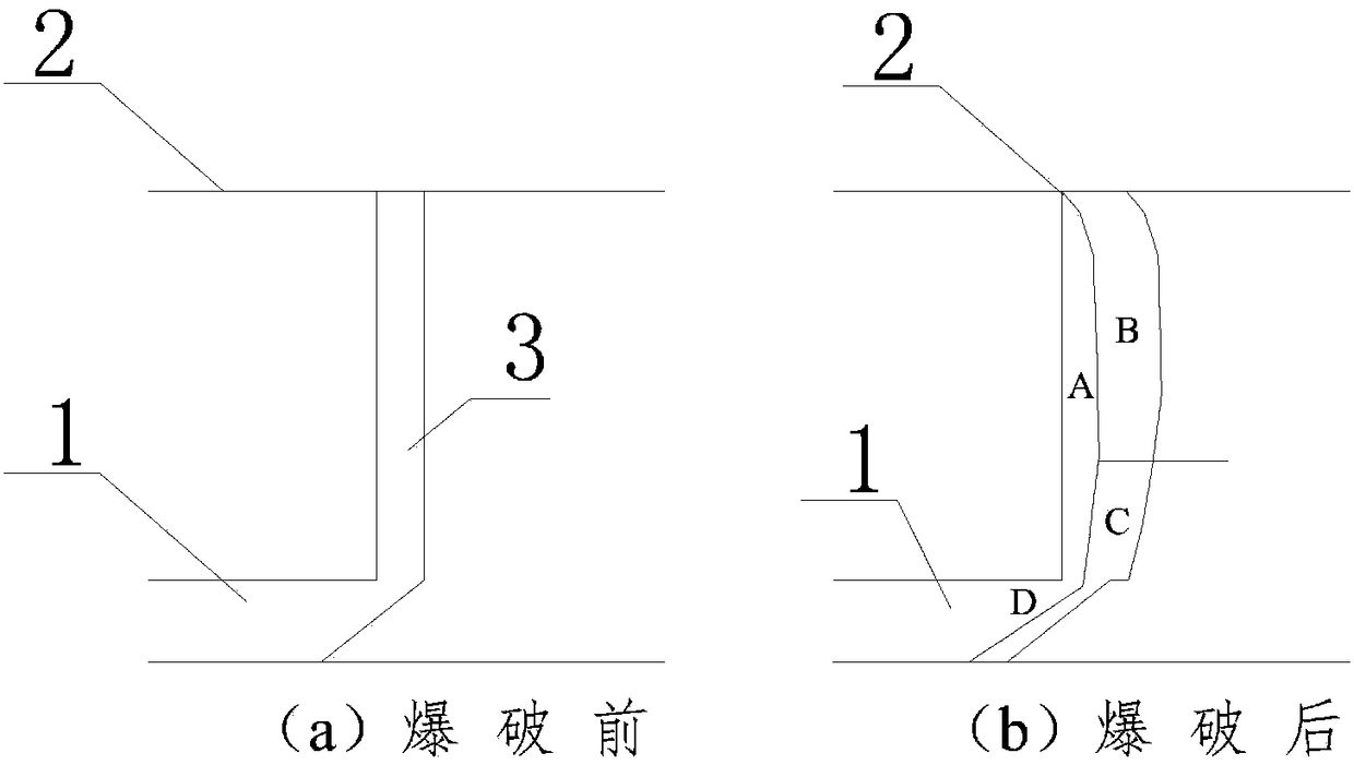 Low dilution sublevel caving mining method of steep inclined medium thick orebody