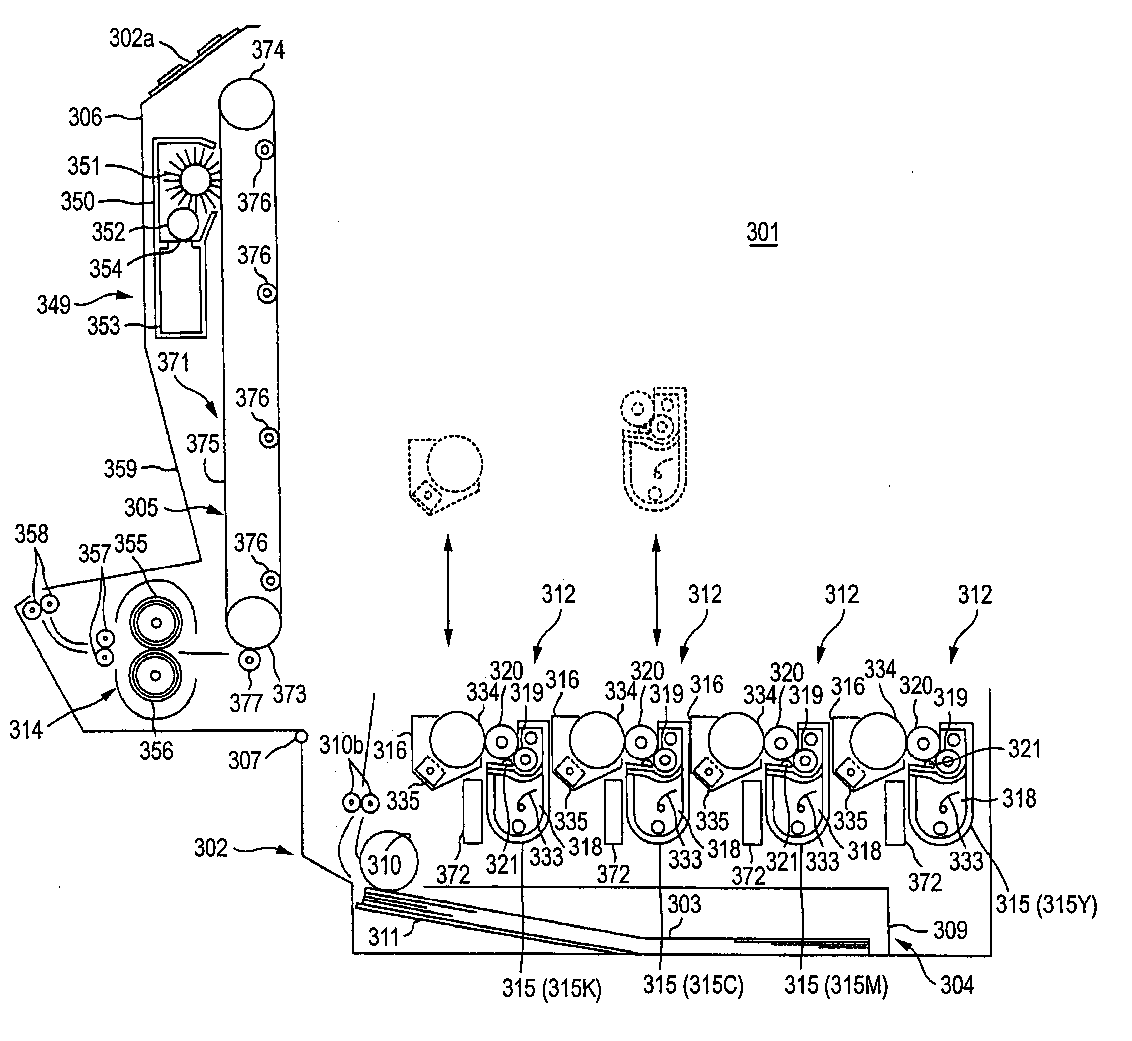 Image formation apparatus and photoreceptor cartridge