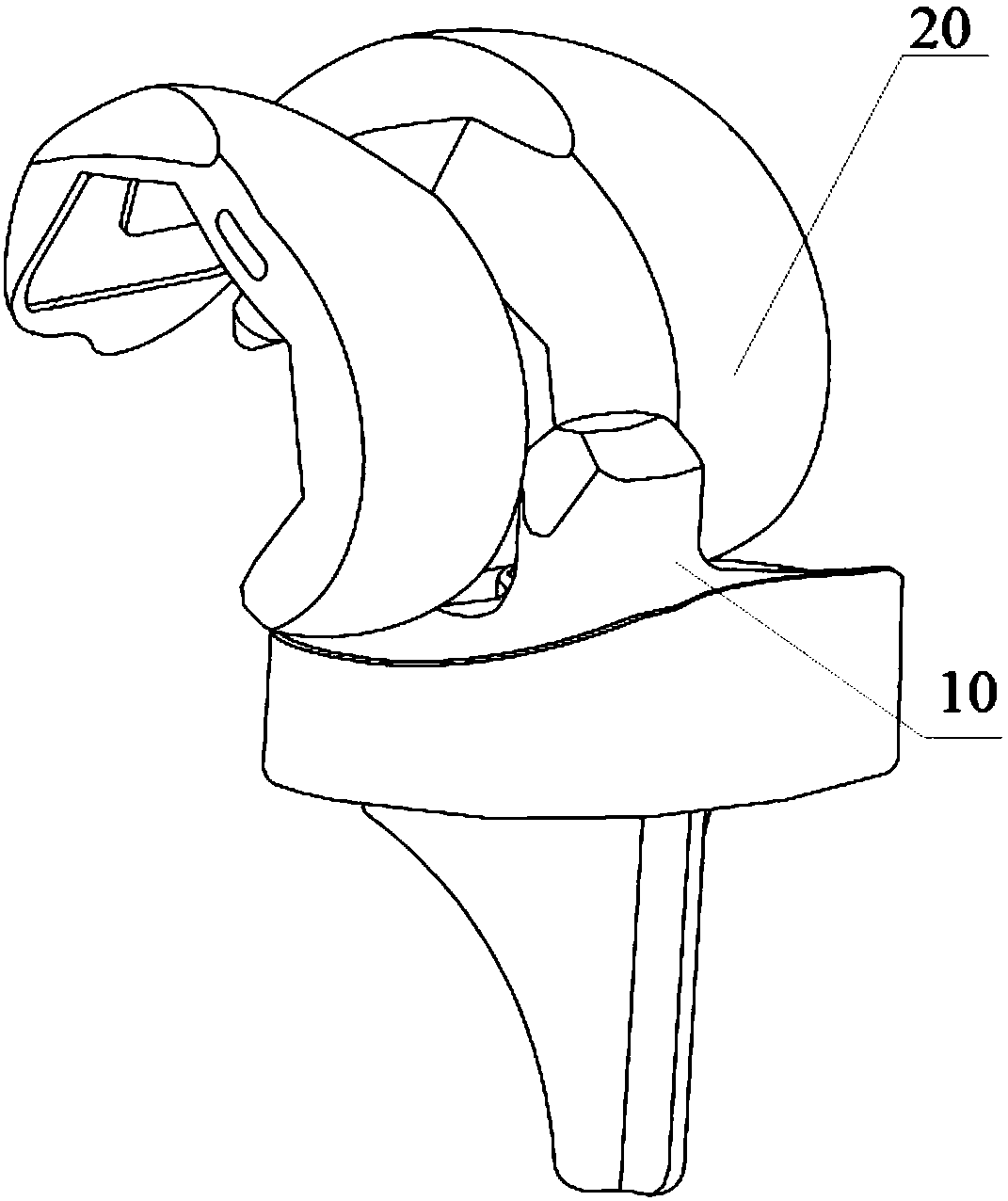 Fluorine modified polyether-ether-ketone/graphite nano composite material and artificial joint prosthesis