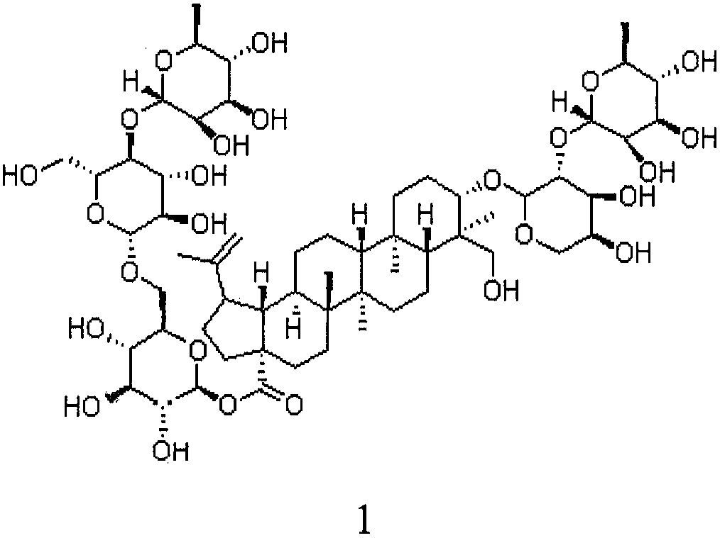 Preparation of anemoside B4 for rectal mucosal administration and preparation method thereof