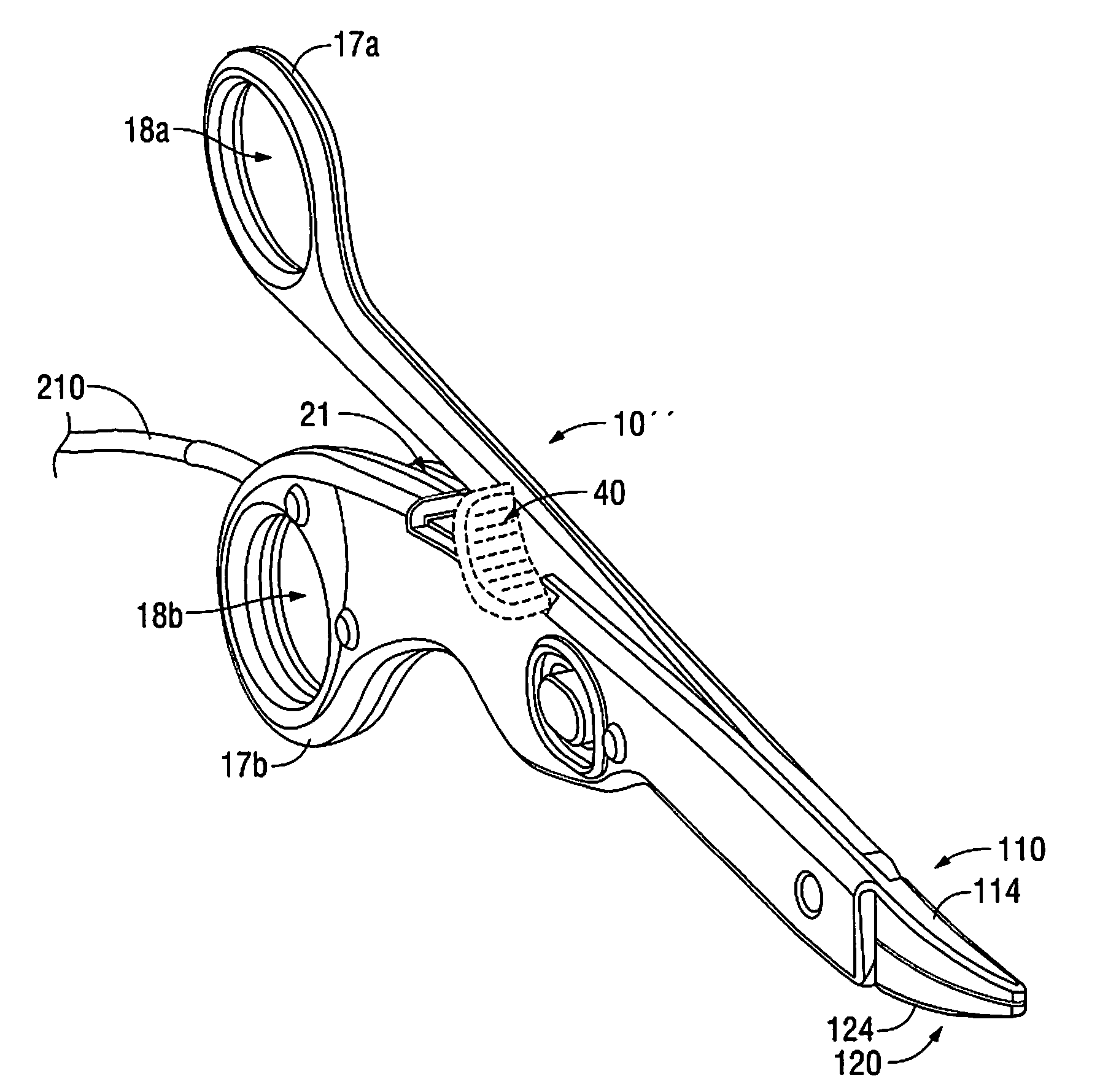 Blunt tissue dissection surgical instrument jaw designs