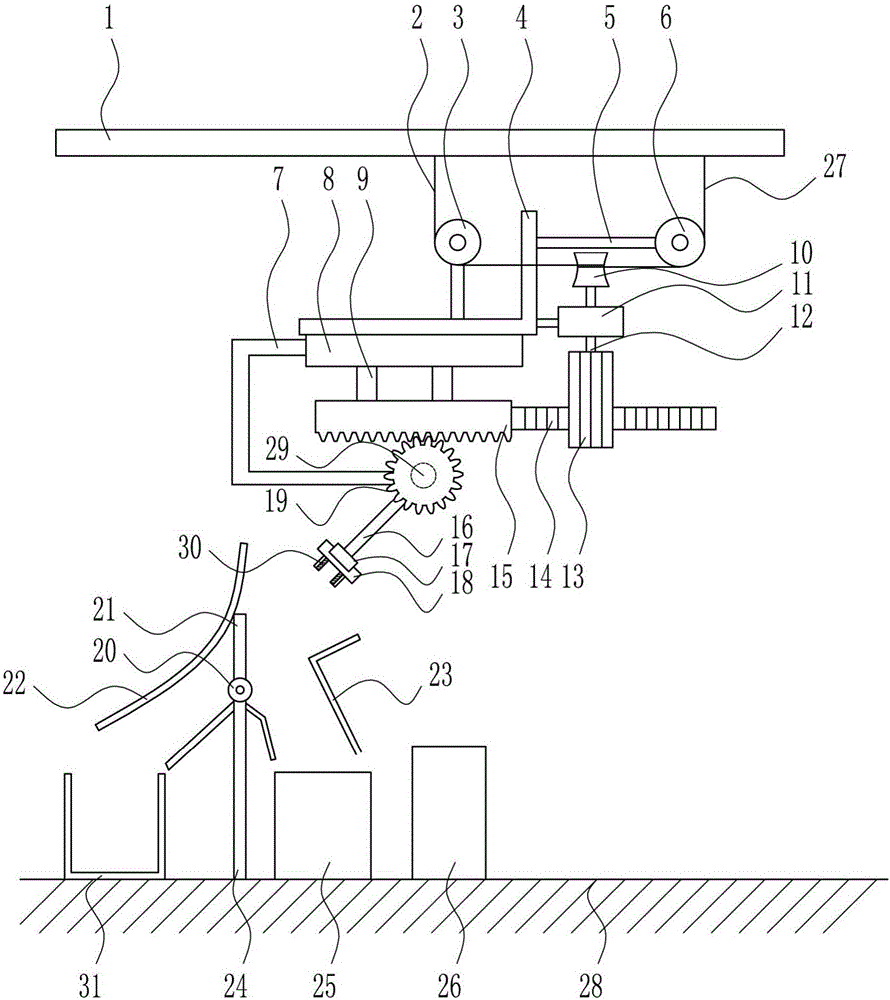 Hardness detecting device of spanner for hardware