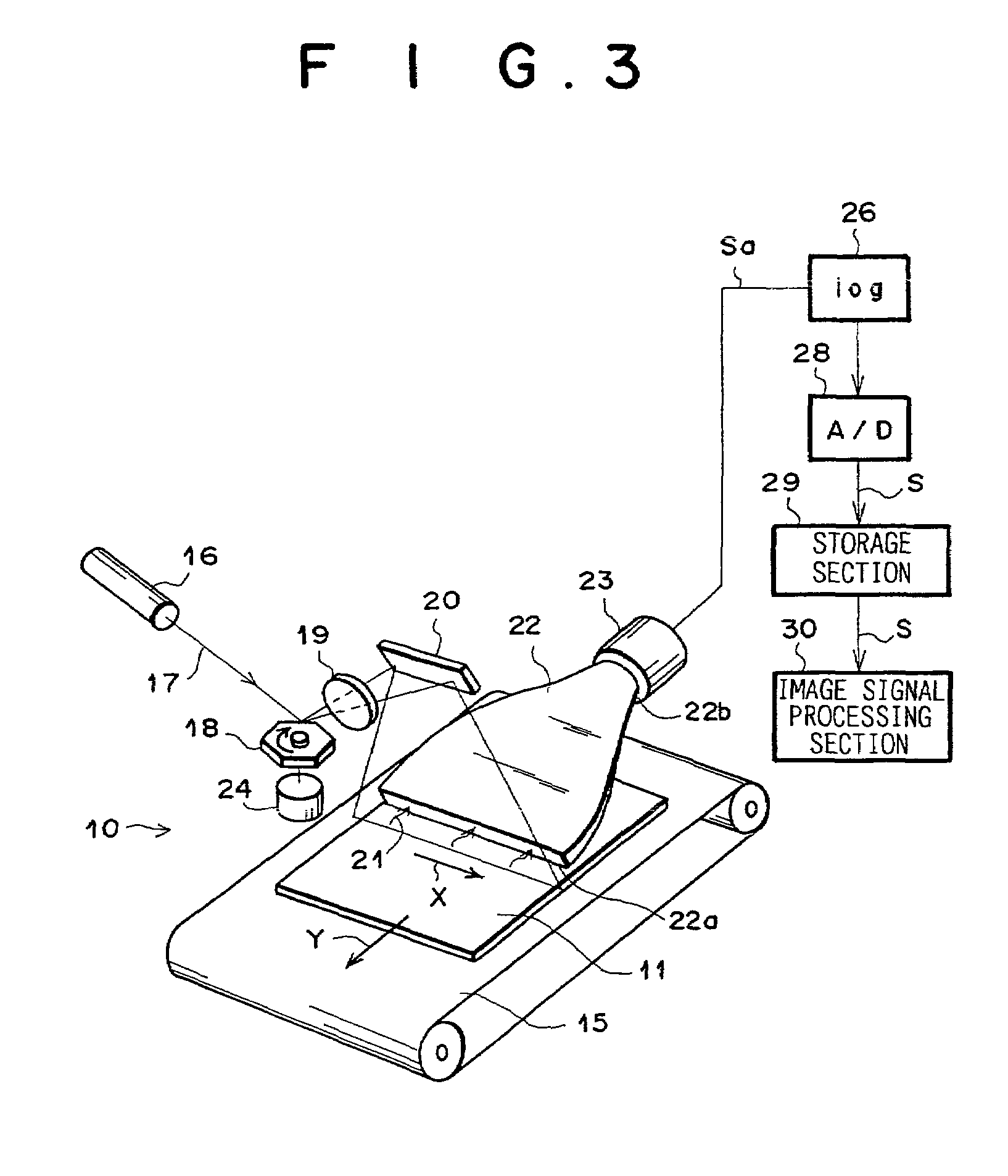 Method and unit for suppressing a periodic pattern