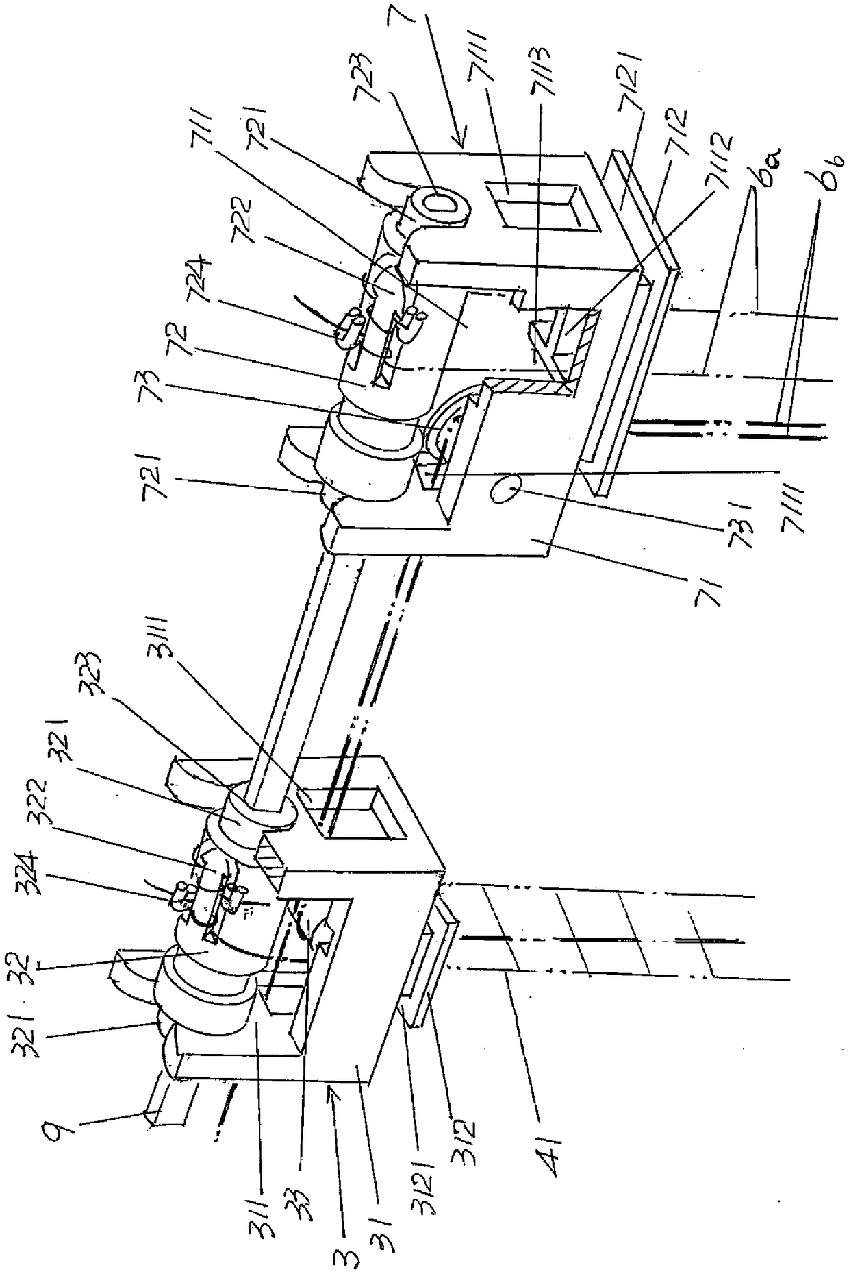 Single-side dual-control hollow glass built-in louver with labor-saving operation