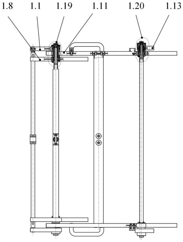 On-line and off-line mechanism and method of multi-split transmission line operation robot