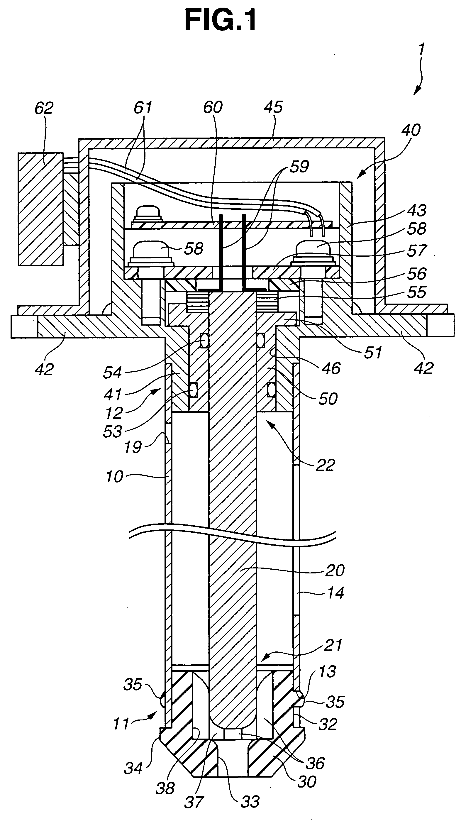 Electrostatic capacity type liquid state detecting sensor