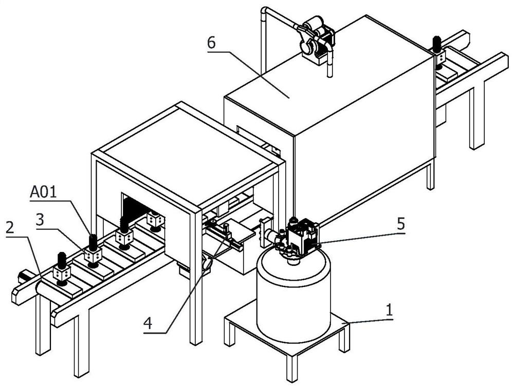 Intelligent spraying equipment for insulators