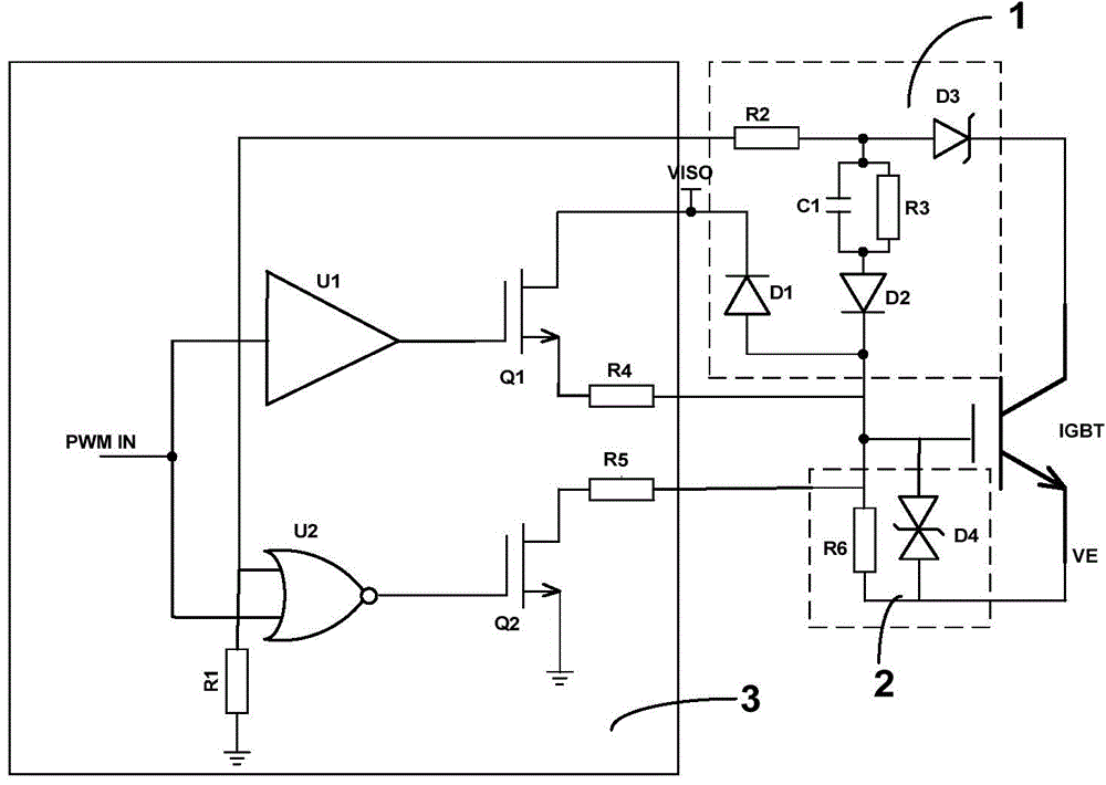 IGBT overvoltage protection circuit and IGBT overvoltage protection method